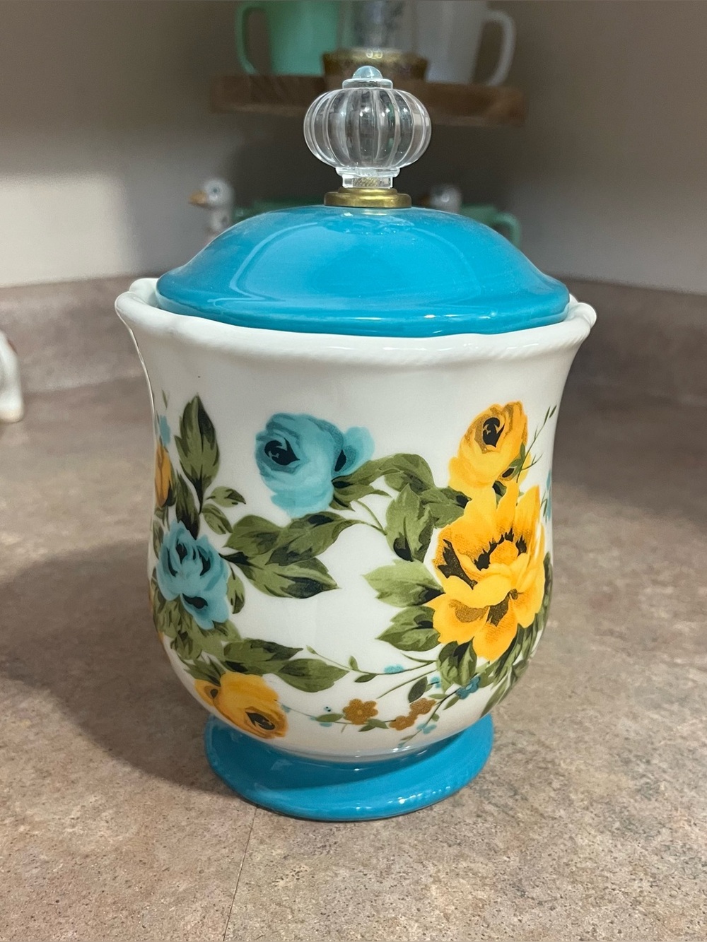 Pioneer Woman Rose Shadow Canister